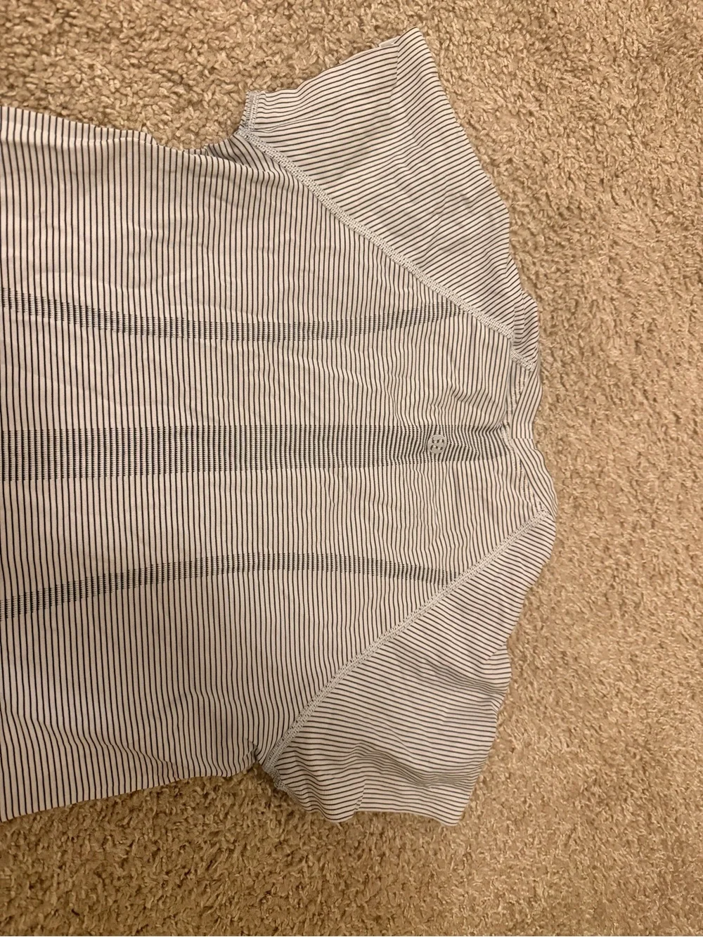 lululemon athletica Striped Swiftly Tech in Black and White